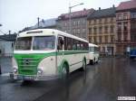 H6B H6-Bus mit Anh�nger zum Er�ffnung zum neuen Freiberger Busbahnhof (Nov. 2009)