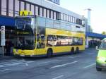 berliner-verkehrsbetriebe-bvg MAN Lion&acute;s City - DD - B V 3413 am Flughafen Berlin-Sch�nefeld