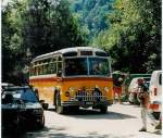 Fribourg Aus dem Archiv: Huber, Oberkirch LU 500'017 FBW/Hess (ex P 24'050) am 18. August 1998 Schwarzwasserbr�cke, Wohnbus-Treffen