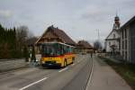 Postauto PU K�ng, Beinwil (Freiamt), AG 15'758 (NAW/Hess BH4-23, 1992, ex PU V�gtlin-Meyer, Brugg) am 22.3.2010 in Beinwil. 