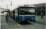luzern Aus dem Archiv: VBL Luzern Nr. 107/LU 15'072 Volvo/Hess am 19. April 1997 Luzern, Bahnhof
