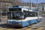 zurich VBZ Z�rich Nr. 123 Mercedes O405G am 24. M�rz 2010 auf der Bahnhofbr�cke.