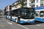zurich VBZ Z�rich Nr. 547/ZH 730'547 Neoplan am 24. M�rz 2010 als ETH-Pendelbus 'Science City Link' oberhalb des Schaffhauserplatzes.
