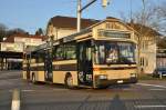mercedes-benz-o-405--hochflur-stadtversion AZZK Zollikon Nr. 32/ZH 329'232 Mercedes am 24. M�rz 2010 bei Z�rich Tiefenbrunnen.