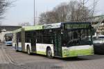 wuppertaler-stadtwerke WSW 0064 (W SW 474) mit Werbung f�r die Gagfah Group.
Aufgenommen am Bahnhof Oberbarmen, 17.3.2010.