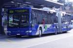 Zurichsee und Oberland VZO-Mercedes Citaro NR.117 am R�ti,ZH,Bahnhof am 25.3.10