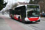 hamburg Wagen 2512 als 277 nach U/S Barmbek in H�he der Haltestelle Kienholt am 26. M�rz 2010.