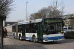wuppertaler-stadtwerke WSW 0174 (W SW 368) am Bahnhof Oberbarmen mit der Linie 642.
17.3.2010
