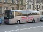 basel Reisecar  Volvo BS 1862 unterwegs in der Stadt Basel am 19.03.2010
