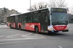 hamburg 7402 auf der Linie 14 nach Fleestedt am 18. M�rz 2010 in Bf. Harburg