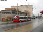 winterthur Das Ende der Mercedes O405GTZ scheint besiegelt zu sein. Diese Woche wurde der erste Hess Swisstrolley nach Winterthur geliefert. Somit muss man die GTZ noch fotografieren so lange sie da sind, so wie hier am 28.3.2010 der Wagen 154 beim R�mertor.