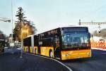 Postauto AVA Aarberg Nr. 10/BE 666'083 Mercedes Citaro am 23. Januar 2010 Lyss, Bahnhof