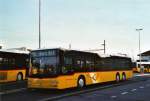 Postauto PostAuto Bern Nr. 653/BE 489'253 MAN am 23. Januar 2010 Lyss, Bahnhof