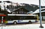 Berner Oberland AFA Adelboden (LenkBus) Nr. 56/BE 611'030 MAN/G�ppel am 24. Januar 2010 Lenk, Bahnhof