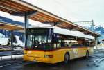 Postauto K�bli, Gstaad BE 360'355 Volvo/Hess am 24. Januar 2010 Gstaad, Bahnhof