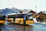 Postauto K�bli, Gstaad BE 235'726 Setra am 24. Januar 2010 Gstaad, Bahnhof