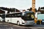 Berner Oberland Favre, Rochefort NE 64'569 Setra am 24. Januar 2010 Saanenm�ser, Bahnhof
