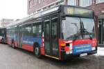hamburg-vhh-pvg-unternehmengruppe Der MB O405 N2 0006 der VHH Betriebstelle Quickborn am 18.Februar 2010 in Norderstedt Mitte 