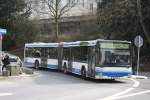wuppertaler-stadtwerke WSW 0169 (W SW 25) an der S�dstr. am 17.3.2010.