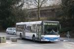 wuppertaler-stadtwerke WSW 0109 (W SW 818) an der S�dstr. mit der Linie CE64.
17.3.2010