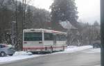 O 407 der Firma Walz steht am 19.12.09 in Höfen ... O 407 der Firma Walz steht am 19.12.09 in Höfen ...