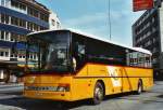 Postauto Ev�quoz, Erde VS 1011 Setra am 9. M�rz 2010 Sion, Bahnhof