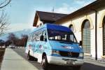 Mercedes-Benz Sprinter LLB Susten Nr. 9/VS 38'009 Mercedes am 9. M�rz 2010 Leuk, Garage