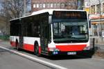hamburg Der 2010 gebaute Citaro(Facelift) der HHA mit der Nummer 1001 am 14.April 2010 in S Poppenb�ttel 