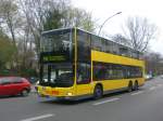 berlin MAN Lion's City DD (Doppelstock) auf der Linie 245 nach S+U Bahnhof Zoologischer Garten am U-Bahnhof Turmstra�e.