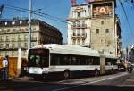 genf TPG Gen�ve Nr. 736 Hess/Hess Gelenktrolleybus am 13. M�rz 2010 Gen�ve, Bel-Air