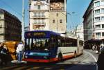 NAW Trolleybus TPG Gen�ve Nr. 713 NAW/Hess Gelenktrolleybus am 13. M�rz 2010 Gen�ve, Bel-Air