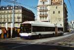genf TPG Gen�ve Nr. 751 Hess/Hess Gelenktrolleybus am 13. M�rz 2010 Gen�ve, Bel-Air