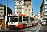 NAW Trolleybus TPG Gen�ve Nr. 693 NAW/Hess Gelenktrolleybus am 13. M�rz 2010 Gen�ve, Bel-Air