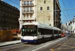 genf TPG Gen�ve Nr. 782 Hess/Hess Doppelgelenktrolleybus am 13. M�rz 2010 Gen�ve, Bel-Air