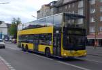 berlin MAN Lion's City DD (Doppelstock) auf der Linie M37 nach Falkenhagener Feld Freudstra�e an der Haltestelle Spandau Ziegelhof.