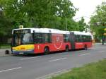 berlin Solaris Urbino auf der Linie 236 nach U-Bahnhof Haselhorst an der Haltestelle Spandau Am Omnibushof.