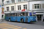 luzern Auch am 8. Mai war der wieder frisch aufgearbeitete FBW/Hess B71U Nr. 81 wieder im Einsatz, dieses Mal f�r die Rundfahrten zum 111 Jahre-Jubil�um der Verkehrsbetriebe Luzern.