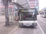 MAN Niederflurbus 2. Generation Hier die 003 nach Bettrath in M´gladbach Hbf am 01.11.2006. Einer von vielen MAN NL263 die M�bus hat. Hier Wagen NR.0205