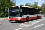 hamburg Der 2010 an die HHA gelieferte Citaro(Facelift) mit der Nummer 1015 am 5.Mai 2010 auf der Linie 23 bei der Einfahrt in die Busanlage Barmbek

