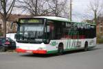 herne-strasenbahn-hernecastrop-rauxel-gmbh HCR 28 (HER CR 28) mit Werbung f�r 100 Jahre HCR.
Aufgenommen am HBF Wanne Eickel.
5.4.2010