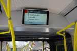 biel-bienne Fahrgastinformation der Verkehrsbetriebe Biel im Hess-Trolleybus der Linie 1. Die zweisprachige Stadt zieht den F�deralismus sauber durch: es wird alternierend in Deutsch und Franz�sisch informiert. Hier in Franz�sisch. 27. April 2010, 15:23