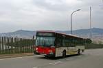 mercedes-benz-o-405-n-niederflur-stadtversion Auf Barcelonas Hausberg Montju�c f�hrt die Linie 193, deren Endstation immerhin 164m �ber Meer liegt. Unterwegs nach oben ist hier ein Mercedes-Benz/Castrosua O405N2.