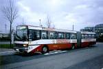 freiburg-vag FR-SW 914 (Setre SG 219 SL) steht hier an der Munzinger Stra�e im Jahre 2002. Das Fahrzeug wurde 2003 ausgemustert und verkauft.