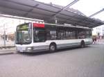 monchengladbach Einer der Neusten erungenschafften der M�bus. Der MAN Lion´s City. Wagen Nr.0604 steht am 01.11.2006 am Gladbacher Hbf und wartet auf die Weiterfahrt nach MG-Hardt als 015.