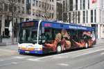 mercedes-benz-o-530-i-citaro ESWE Verkehr 85 (WI GU 85) macht Werbung f�r KFC.
Aufgenommen am HBF.
10.4.2010