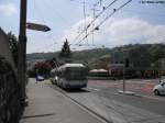 luzern vbl Nr. 208 (Hess Swisstrolley 3 BGT-N2C) am 22.5.2010 bei der Wartegg. Bei diesem Wagen handelt es sich um den letzten St3, der ersten Serie, die 2004/2005 an die vbl geliefert wurden. Im Jahre 2006 folgten die optisch gleichen Wagen 209 und 210.