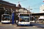 mercedes-benz-o-530-i-citaro VBL Luzern Nr. 70/LU 15'728 + Nr. 574/LU 15'060 Mercedes Citaro am 24. April 2010 Luzern, Bahnhof
