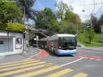 luzern vbl Nr. 226 (Hess Swisstrolley 3 BGT-N2C) am 22.5.2010 bei der Wartegg. Dieser Wagen war urspr�nglich f�r eine Vollwerbung gedacht gewesen. Aus dem wurde nichts, und der Wagen f�hrt in den vbl-Hausfarben.