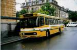 Volvo B10M Aus dem Archiv: TN Neuch�tel Nr. 214/NE 63'214 Volvo/Hess am 6. Juli 1999 Neuch�tel, Place Pury