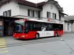 Postauto Postauto / Ortsbus Martigny - Mercedes Citaro  VS 1104 bei der Haltestelle vor dem Bahnhof Martigny am 10.05.2010